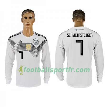 Tenue Allemagne Schweinsteiger 7 Domicile Coupe du monde 2018 Maillot de Foot ML